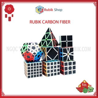 Rubik Carbon MoYu MeiLong 2x2 3x3 4x4 5x5 Pyraminx Megaminx Skewb Square