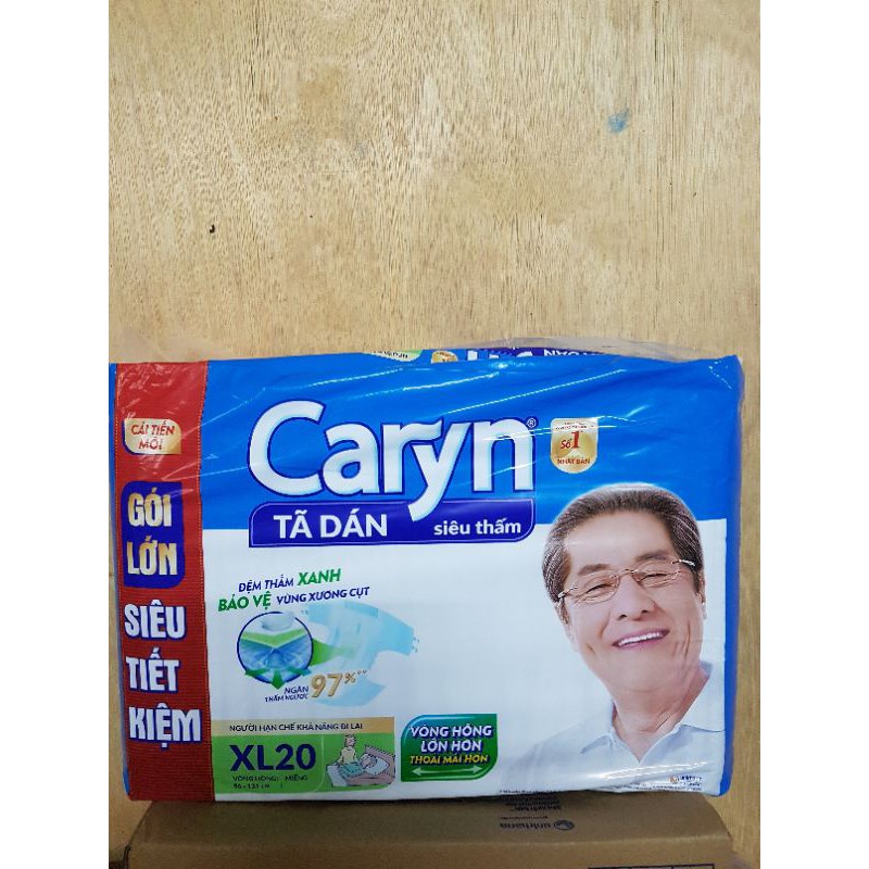 Combo 1 gói caryn Tã Dán XL20 Miếng