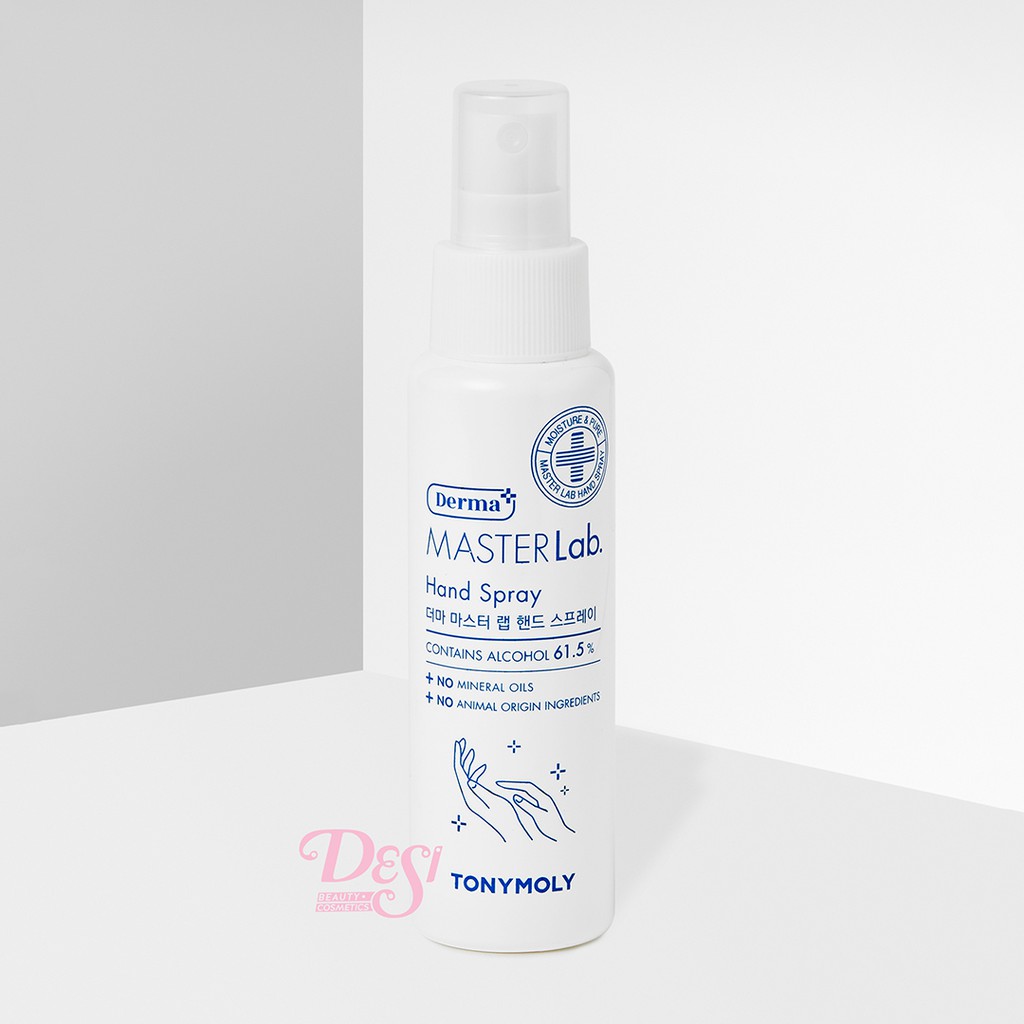 Xịt Khử Trùng Diệt Khuẩn TONYMOLY DERMA MASTER Hand Spray 85ml