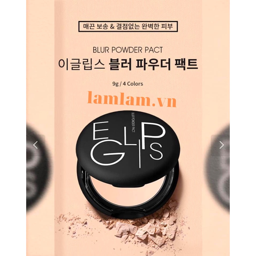 Phấn Phủ Siêu Mịn Eglips Blur Powder Pact 9g