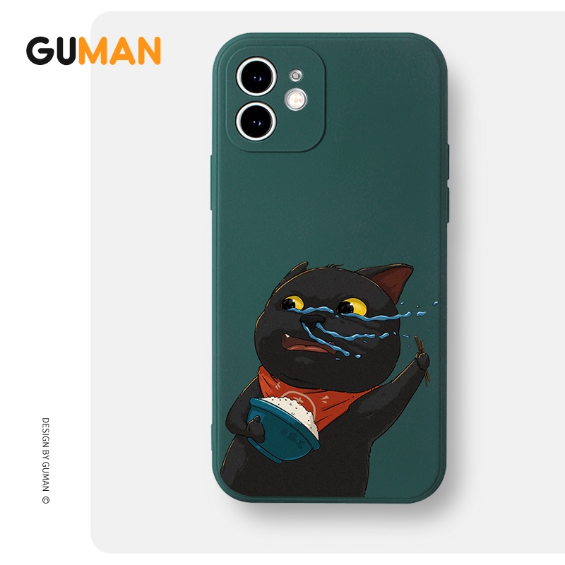 Ốp lưng GUMAN Mềm ngộ nghĩnh cặp đôi dễ thương đẹp Cho iPhone 14 13 12 11 Pro Max SE 2020 X XR XS 8 7 ip 6S 6 Plus kute XYB880