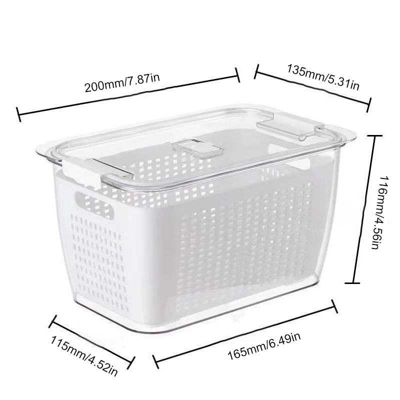 Set 1 / 2 Hộp Nhựa Đựng Thực Phẩm Đa Năng Tiện Dụng