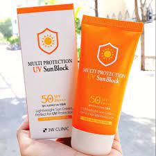 (Mẫu mới) Kem Chống Nắng 3W Clinic Multi Protection UV Sunblock