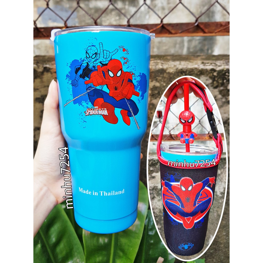 BỘ LY GIỮ NHIỆT NGƯỜI NHỆN SPIDERMAN
