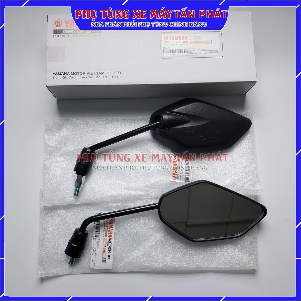 Gương Chiếu Hậu Xe Máy Zin Exciter 150-155 Gắn Chung Ex sirius jupiter NVX MT-15 Freego TFX Zin Chính Hãng Yamaha