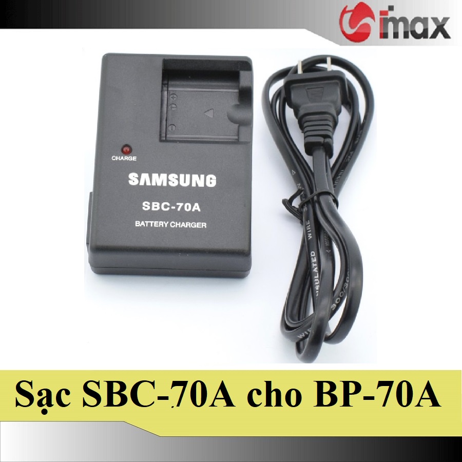 Sạc máy ảnh Samsung SBC-70A (cho pin Samsung BP-70A ) - Hàng nhập khẩu