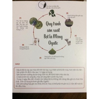 Bột Nhuộm Tóc Ogatic Mầu Nâu Hạt Dẻ