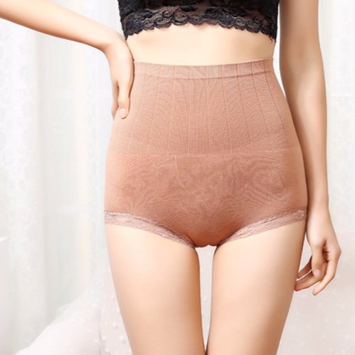 Quần Lót Lưng Cao Định Hình Eo Phối Ren Quyến Rũ Cho Nữ | BigBuy360 - bigbuy360.vn