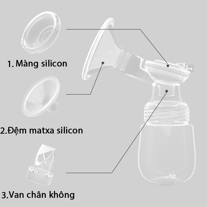 Phụ kiện Boboduck chuyên dùng cho máy hút sữa chất liệu silicone