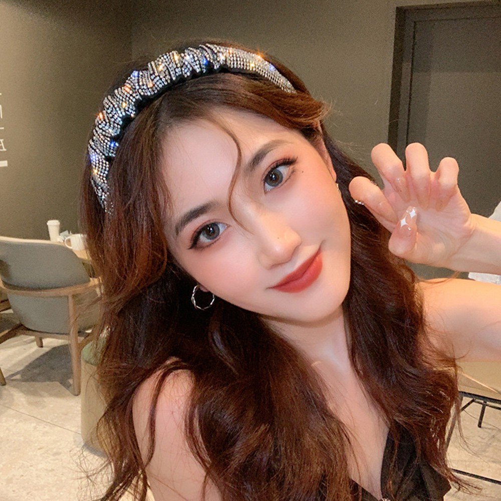 Băng đô đính đá nhân tạo đẹp mắt độc đáo