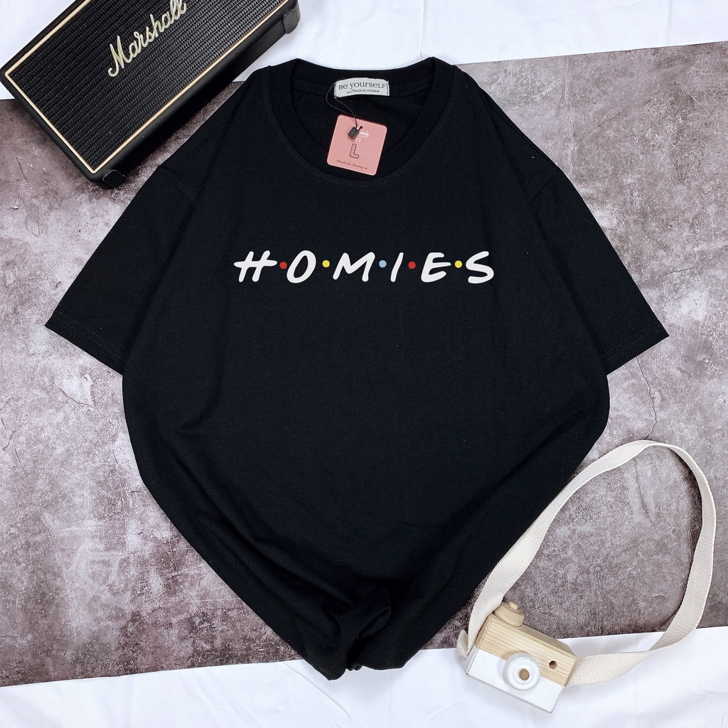 Áo thun unisex in hình hiệu Be Yourself size M L XL - HOMIES