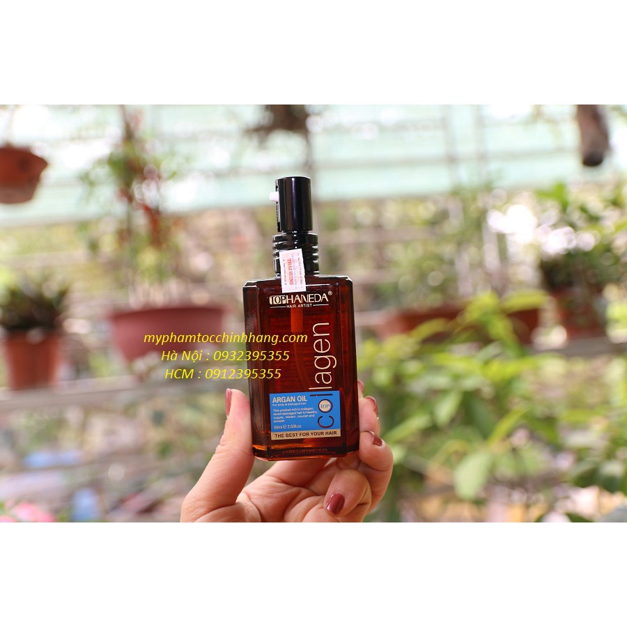 Dầu dưỡng tóc Haneda collagen chính hãng công ty Thái Hương 60ml | BigBuy360 - bigbuy360.vn