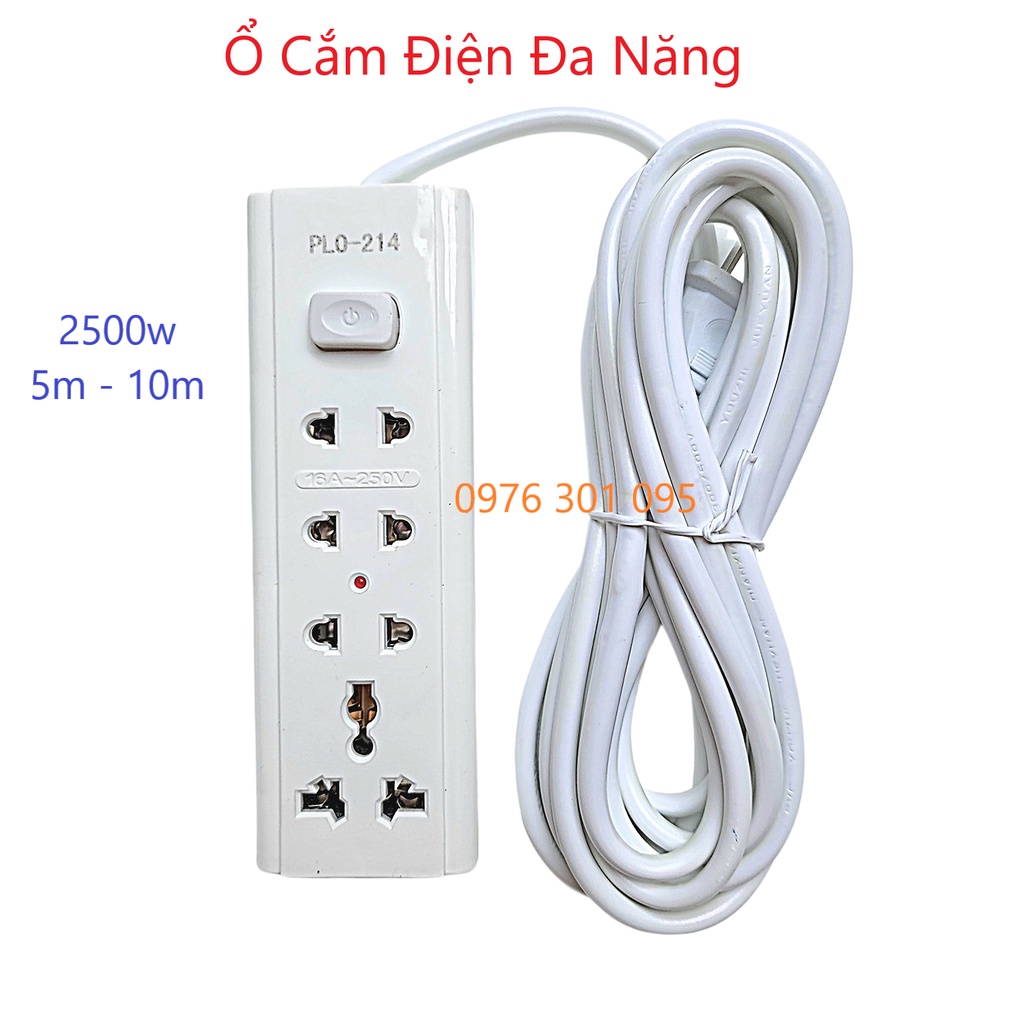 Ổ Cắm Điện Đa Năng 4 Lỗ