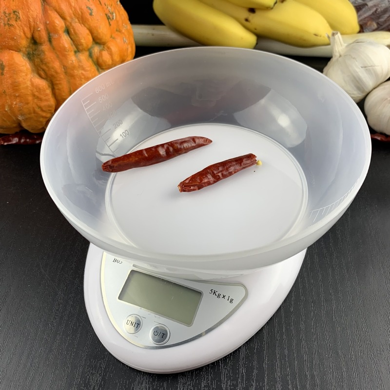 Cân Tiểu Ly Điện Tử Mini 1g - 5kg Chính Xác Cao, Cân Tiểu Ly Điện Tử Cân Đồ Ăn Dặm, Gia Vị, Làm Bánh