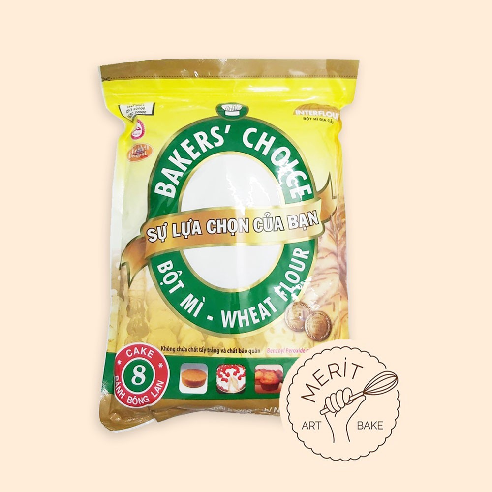 Bột mì Bakers’ Choice số 8 (cake flour) 1kgg