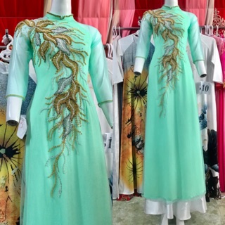 Áo dài lưới 4 tà