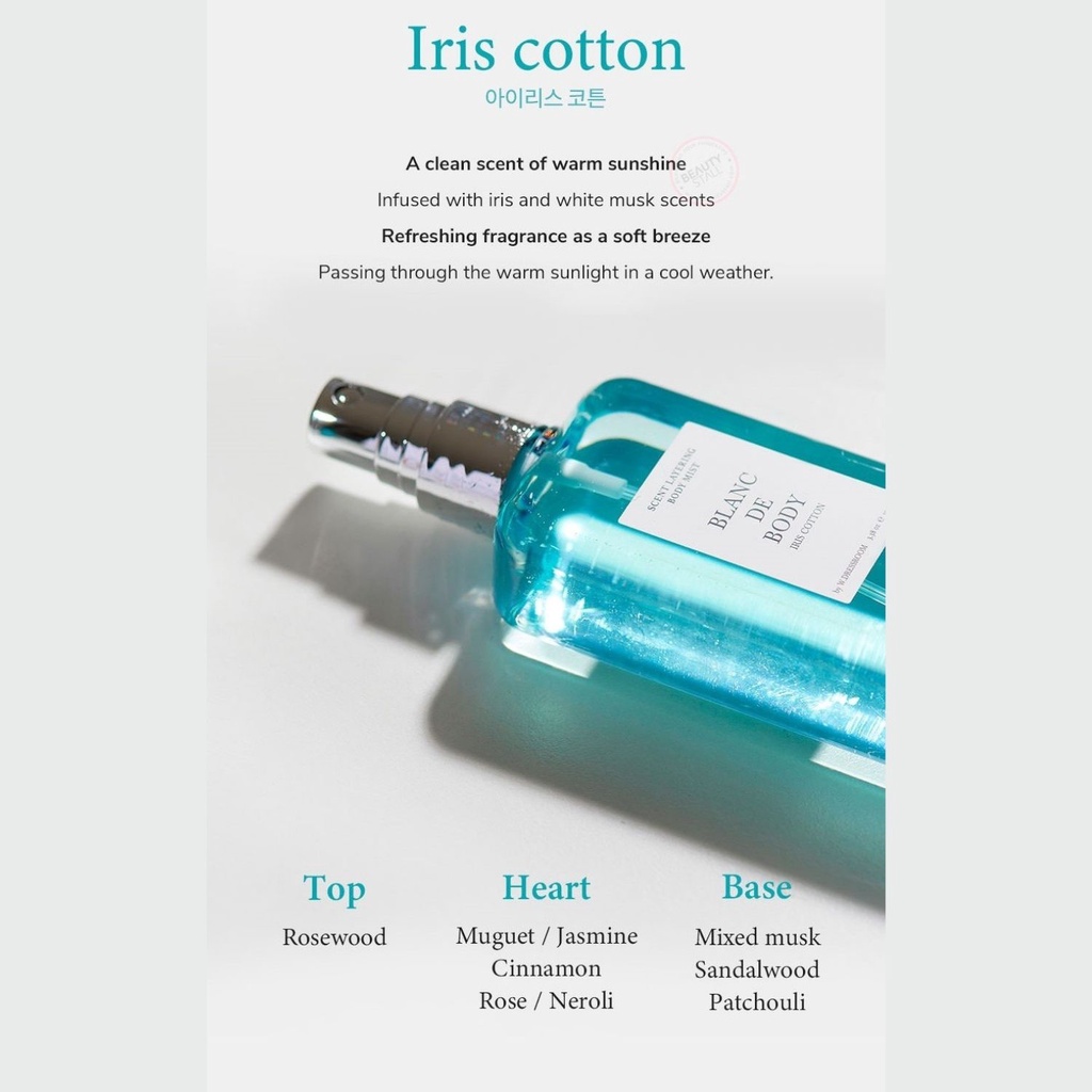 Nước hoa W.DRESSROOM Blanc De Body Scent Layering Body Mist