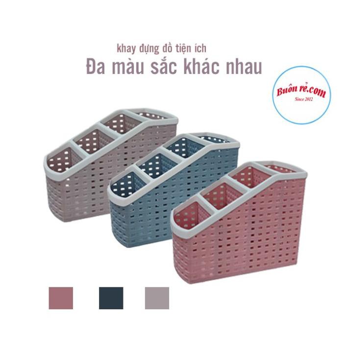 [sỉ 1x]Khay nhựa tiện ích 4 ngăn VIỆT NHẬT PLASTIC (MS:5696) - khay đựng bút, đồ dùng học tập 01228 Buôn Rẻ