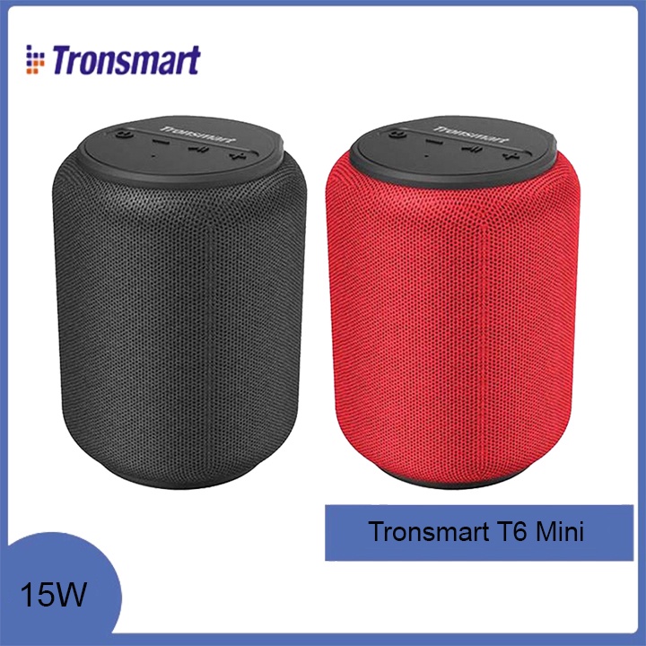 Tronsmart Element T6 Mini Loa Bluetooth 5.0 ngoài trời chống thấm nước IPX6 15W chơi nhạc lên tới 24 giờ