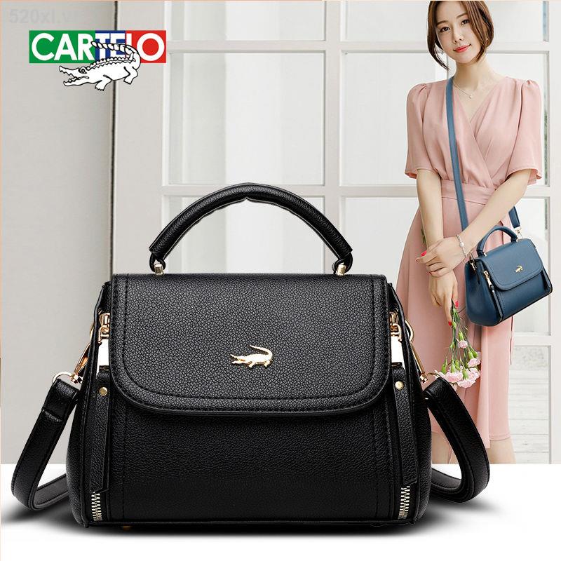 Vận Chuyển Nhanh [Túi Xách Da Cá Sấu Mới Cho Phụ Nữ Tuổi Trung Niên] Kadile