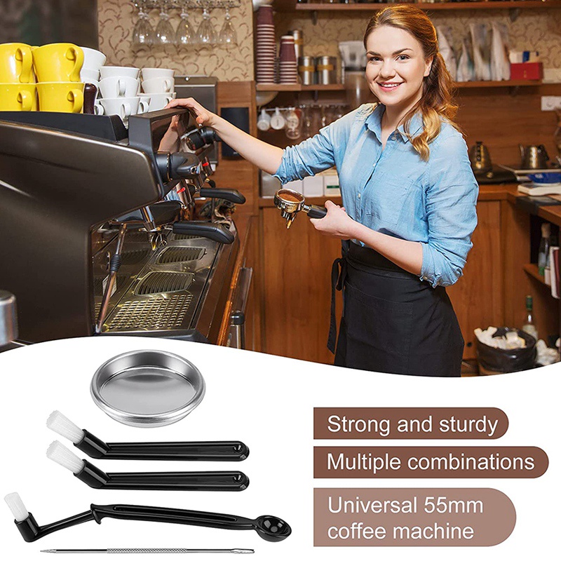 5 Dụng cụ vệ sinh máy pha cà phê tiện lợi