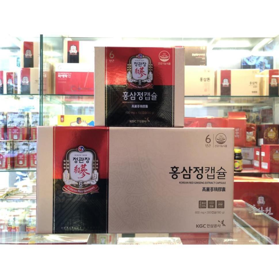 Viên Nhộng Hồng Sâm KGC Extract Capsule Hộp 300 viên x 600mg Cheong Kwan Jang