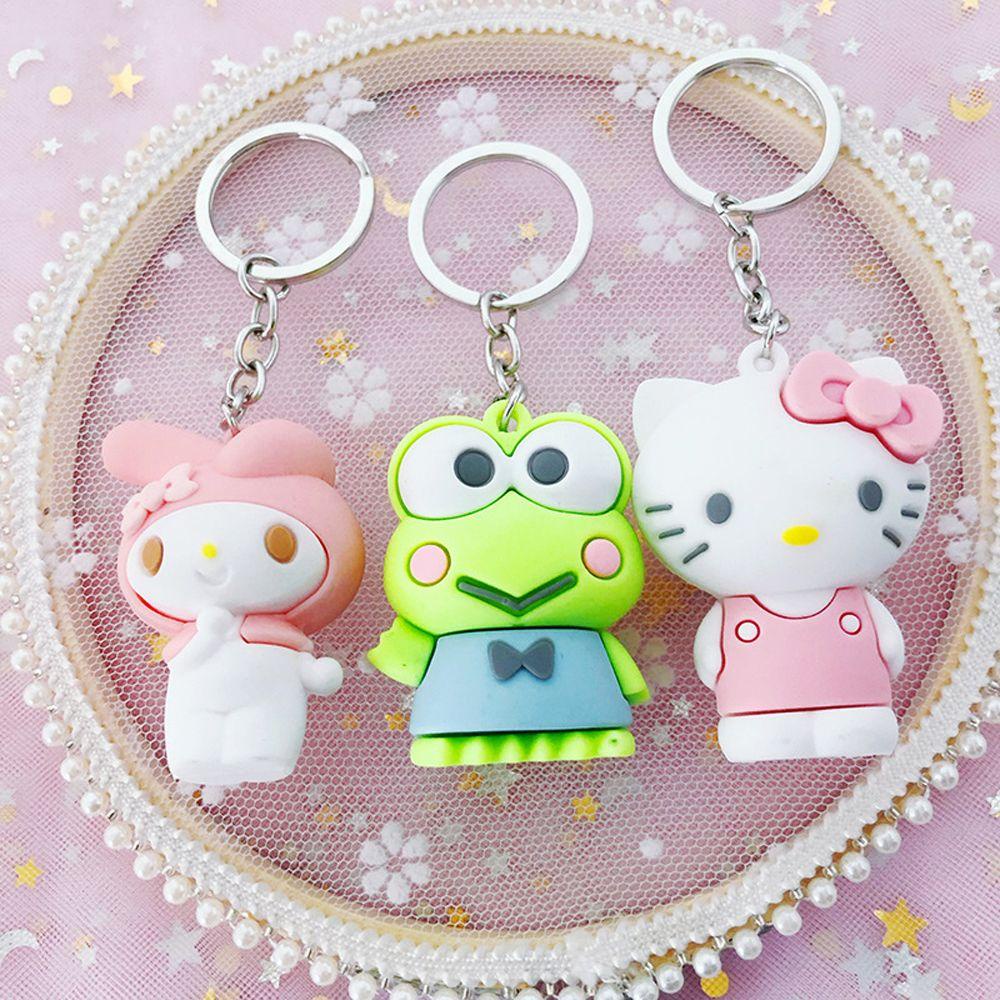 LANFY Móc Khóa Hình Nhân Vật Kuromi 3D Dễ Thương