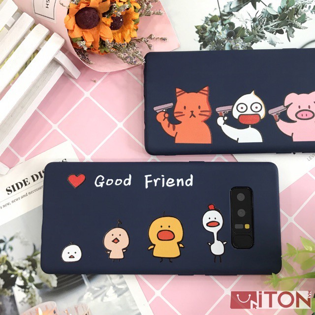 Ốp lưng dẻo Galaxy J6 | S8plus | S9plus | Note 8 - Ốp dẻo in hình nhân vật ngộ nghĩnh