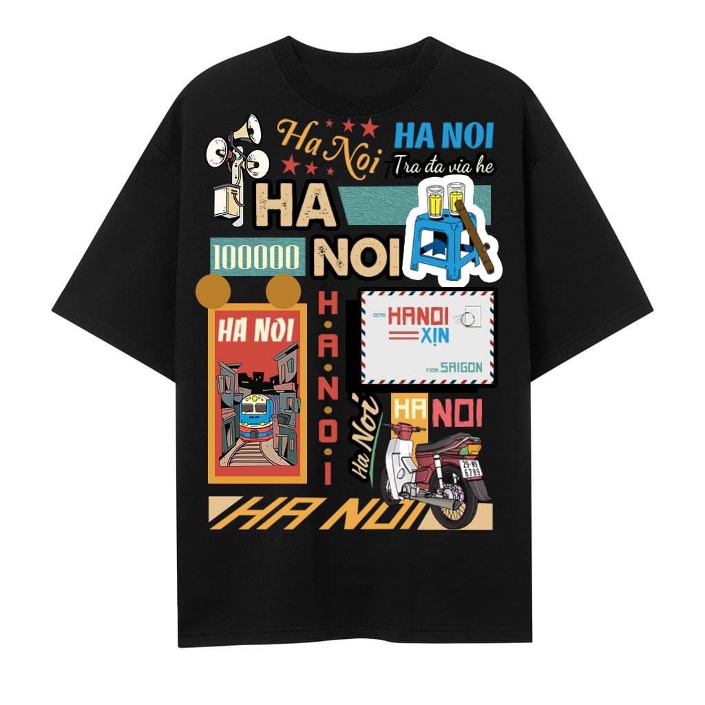 Áo Thun Tay Lỡ UNDER Hà Nội Áo Phông Cotton Nam Nữ Unisex - Oversize Form Rộng phong cách ulzzang | BigBuy360 - bigbuy360.vn