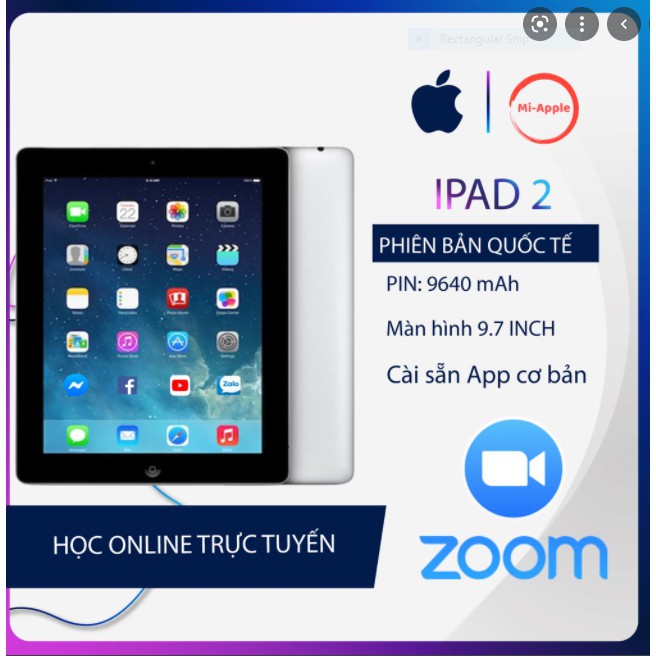 (IPAD 2) Máy tính bảng PAD 2 32/16Gb chính hãng bản Wifi - tặng kèm phụ kiện hỗ trợ tải ứng dụng | WebRaoVat - webraovat.net.vn