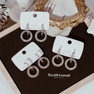 Bông tai valentina hàng có sẵn no09 concept kt099