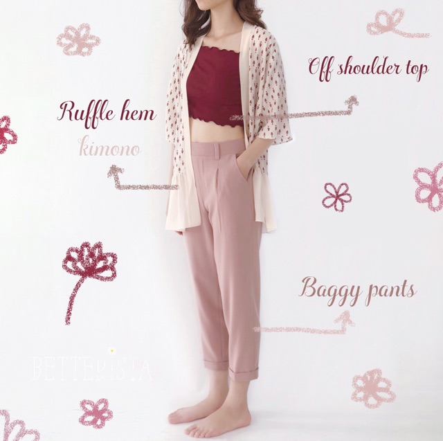Quần Baggy lưng chun nhiều màu Betterista