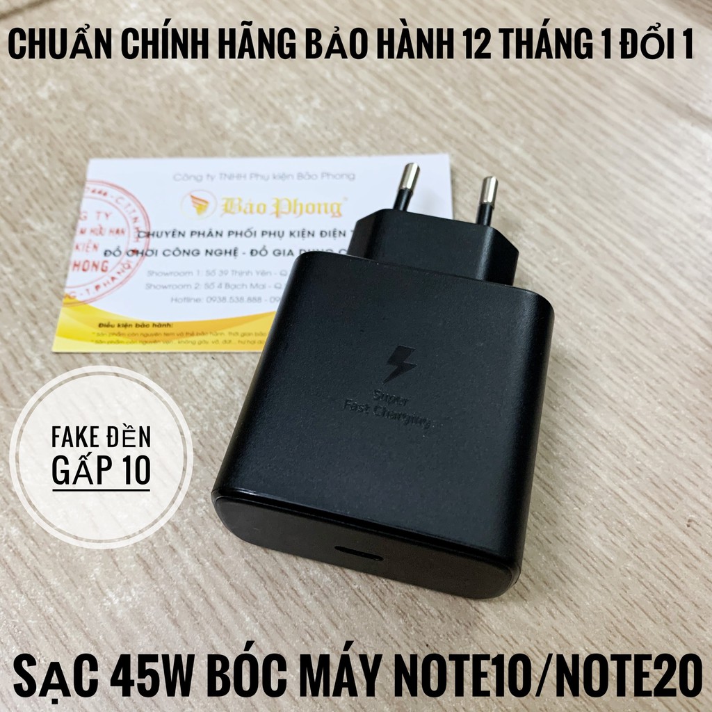 Sạc 45W bóc máy