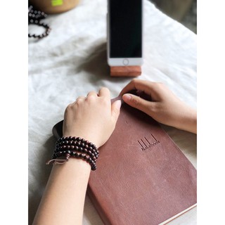 Chuỗi vòng tay gỗ trắc cao cấp loại hạt 6 li
