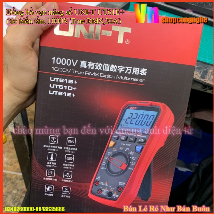 Đồng hồ vạn năng số UNI-T UT61E+