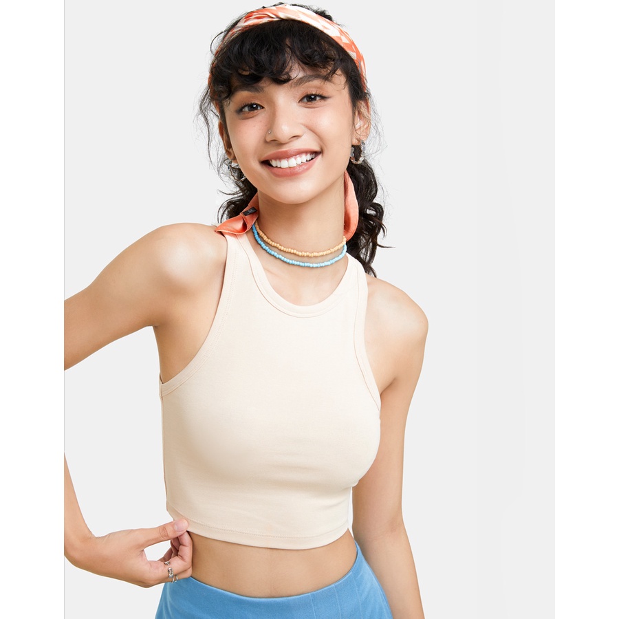 Áo Thun Nữ Thời Trang JUNO Kiểu Dáng Sát Nách JNATH024