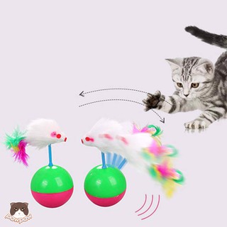 Đồ Chơi Bóng Chuột Lông Lật Đật Cho Mèo