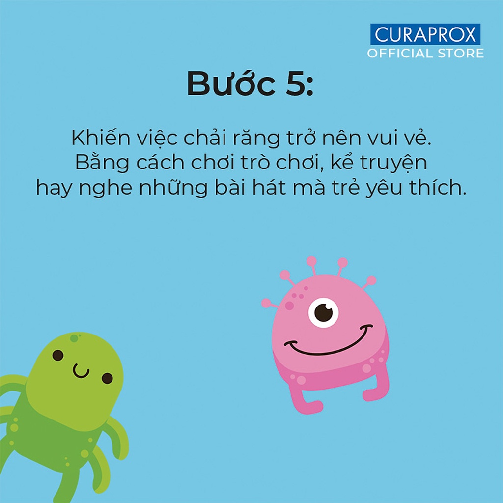 [Mã BMBAU50 giảm 7% đơn 99K] Combo chăm sóc răng trẻ em Curaprox CS Kids