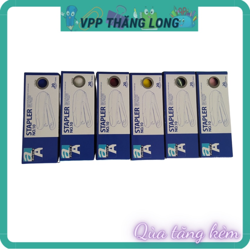 Dập ghim, Bấm ghim tay số 10 Double A nhiều màu