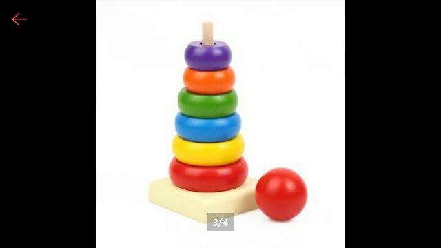 Tháp chồng gỗ mini