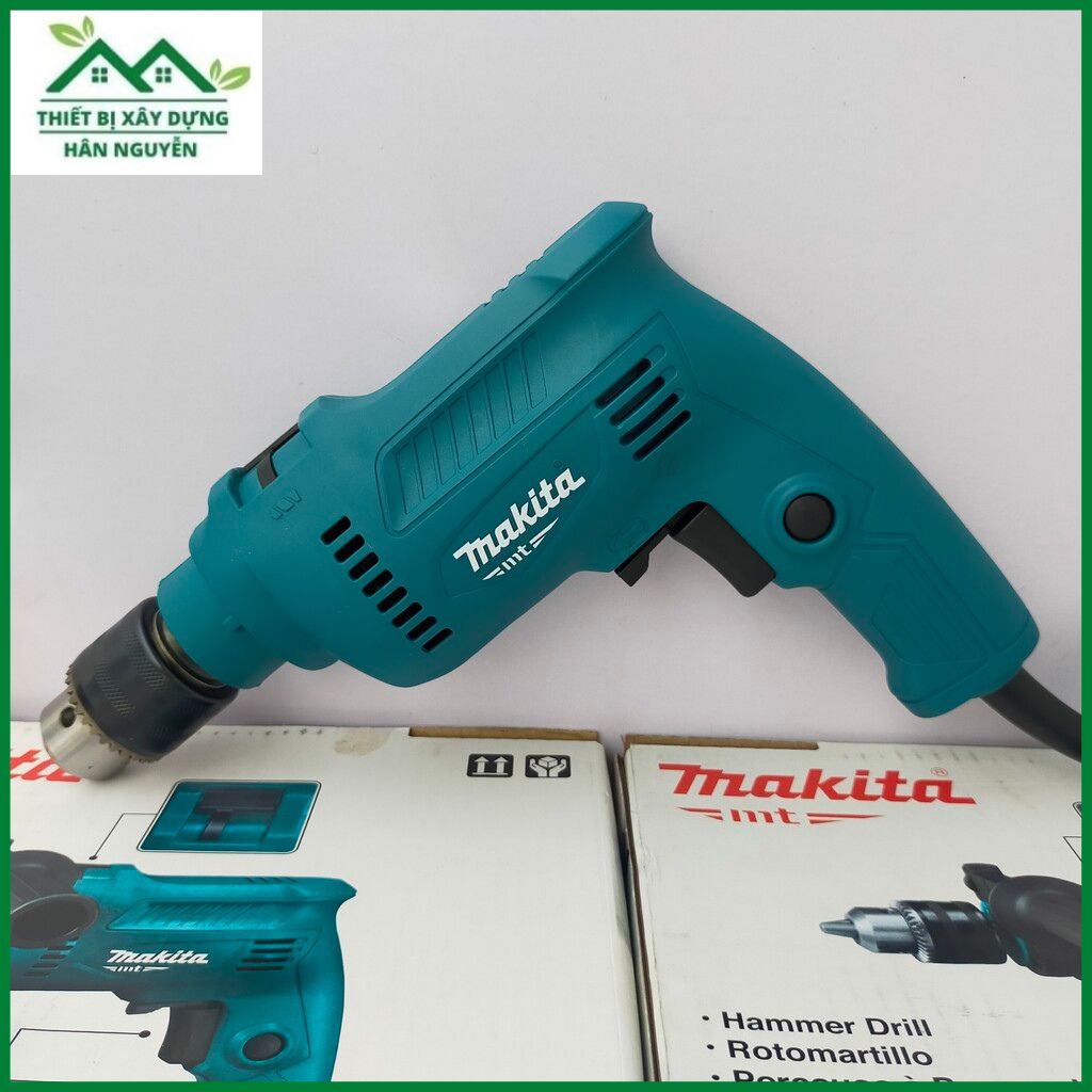 Máy khoan cầm tay Makita M0801 đầu 13mm,chuyên khoan tường,sắt,gỗ,gạch,bê tông
