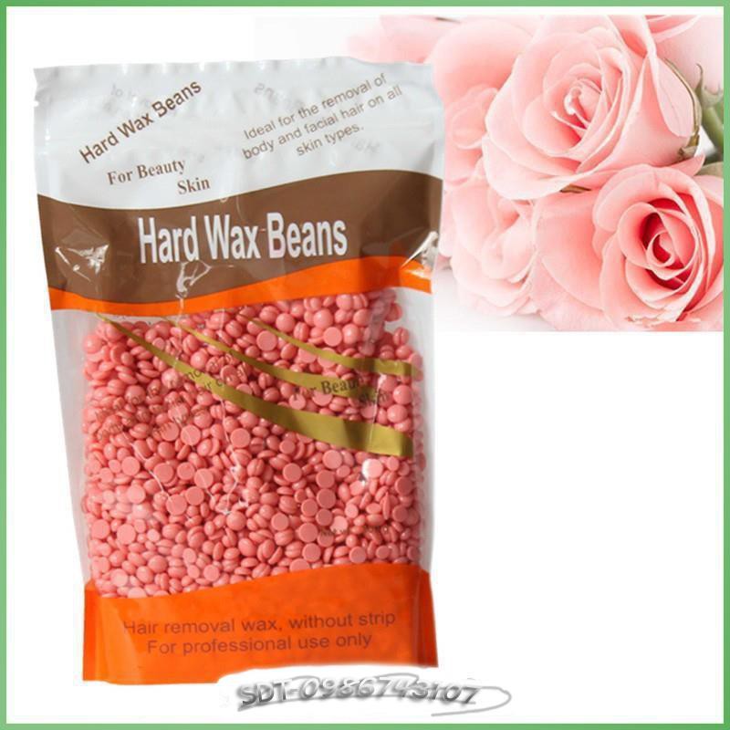 (Free que gỗ) Sáp wax lông nóng dạng hạt đậu Viên Hard Wax Beans 100g SV