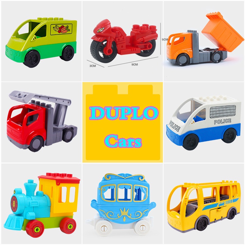 Đồ Chơi Lắp Ráp Lego Mô Tô Máy Bay/Xe Cứu Hỏa/Xe Cứu Hỏa/Xe Buýt Giáo Dục Cho Bé Diy