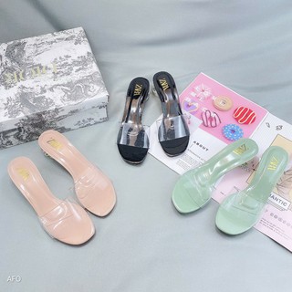 [SIÊU HOT] GIÀY CAO GÓT NỮ quai trong 5 phân mẫu mới đẹp hết nấc hot hit 2020