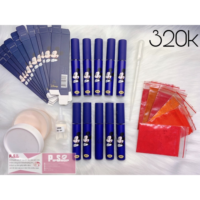 SET LÀM SON KEM KHÁNG NƯỚC SIÊU LÌ HANDMADE SIÊU ĐẸP