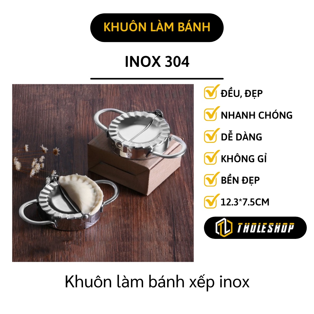 Khuôn Làm Bánh Xếp - Khuôn Làm Há Cảo, Bánh Quai Vạc, Sủi Cảo, Bột Lọc, Mandu 8723