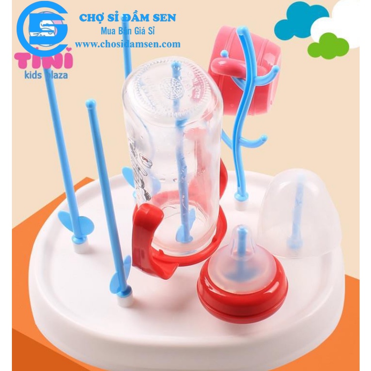 Kệ phơi bình sữa và phụ kiện cho bé/ kệ úp bình sữa cho bé G352-GiaBinhSua