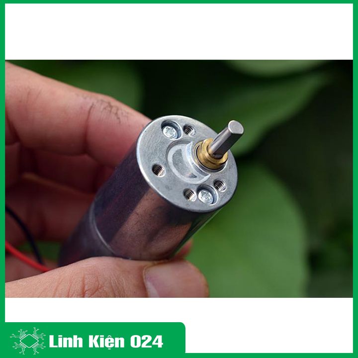 Động cơ giảm tốc ZGB-370 3.7-12VDC bánh răng kim loại tốc độ 34-45 Vòng/Phút