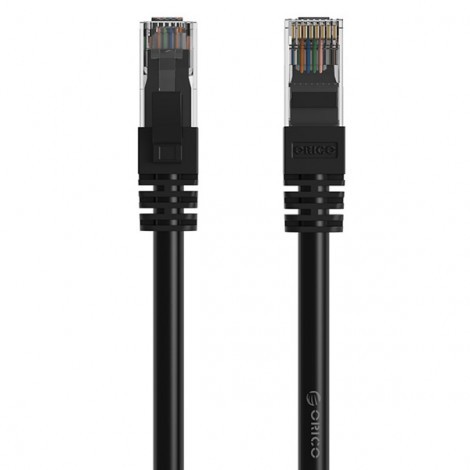 Cáp mạng Cat 6 10 m Orico PUG-C6-100-Bk-Hàng chính hãng