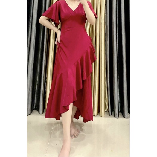 ĐẦM MAXI LAI BÈO TAY CÁNH TIÊN